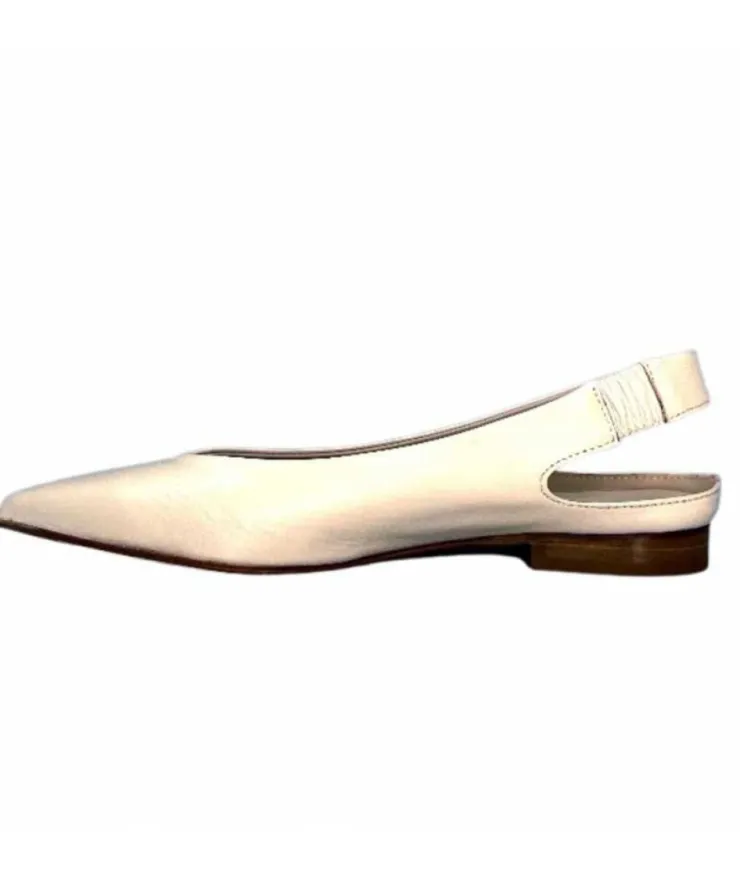 napoleoni 1585 Nappa Cuir Creme Avorio*Femme Ballerines