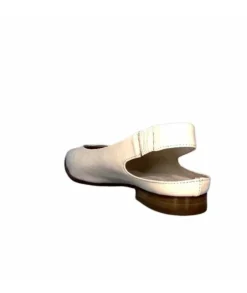 napoleoni 1585 Nappa Cuir Creme Avorio*Femme Ballerines