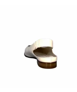 napoleoni 1585 Nappa Cuir Creme Avorio*Femme Ballerines