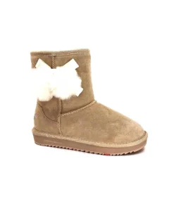 Nathan Baume N78 Daim Beige*Femme Fourrées