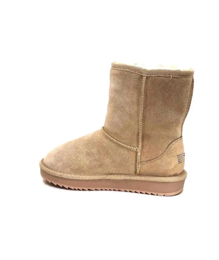 Nathan Baume N78 Daim Beige*Femme Fourrées