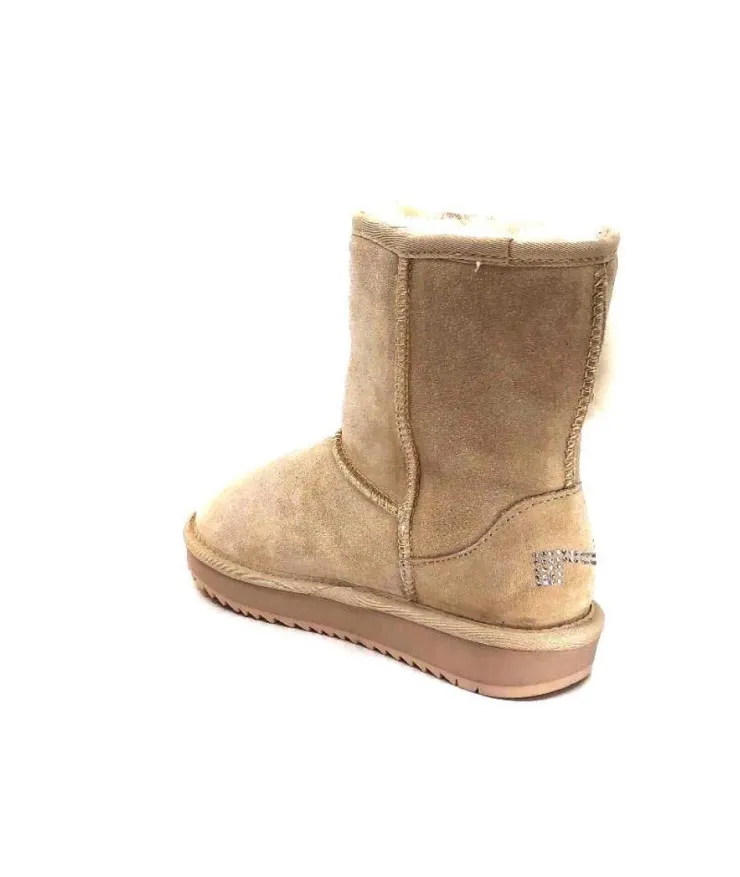 Nathan Baume N78 Daim Beige*Femme Fourrées