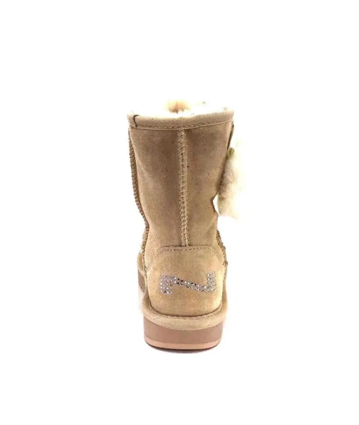 Nathan Baume N78 Daim Beige*Femme Fourrées