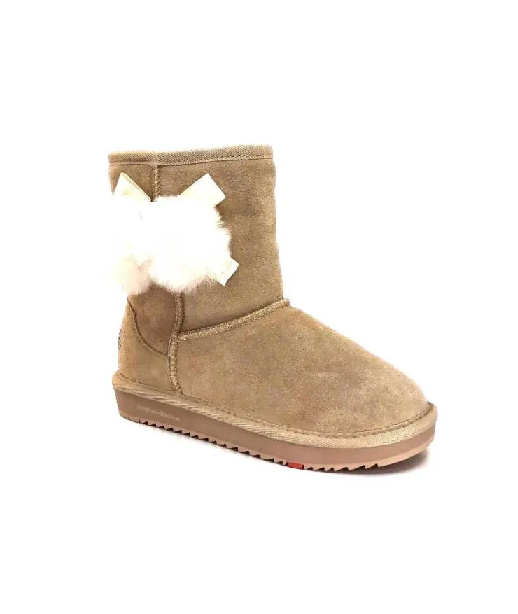 Nathan Baume N78 Daim Beige*Femme Fourrées