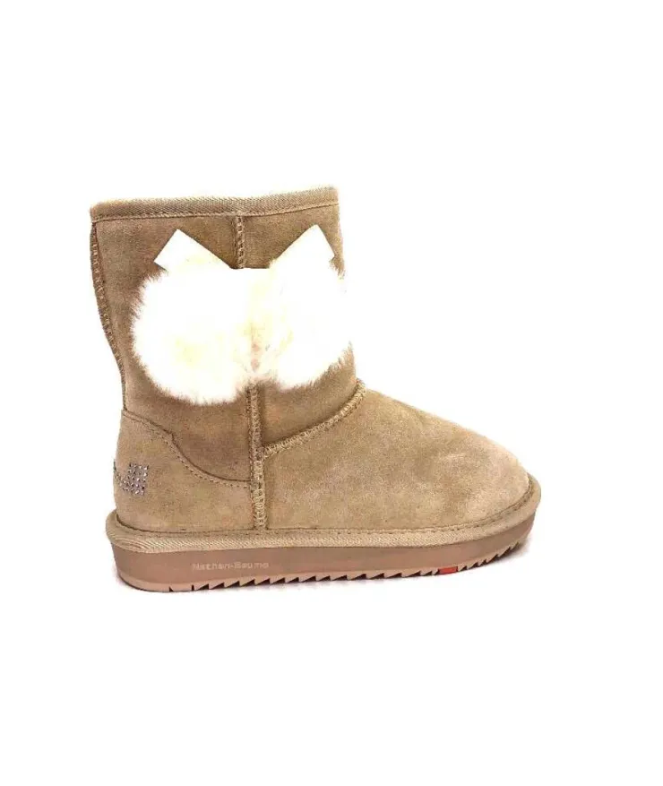 Nathan Baume N78 Daim Beige*Femme Fourrées