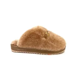 Nathan Baume 232N74-03 Mouton Camel*Femme Pantoufles