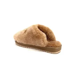Nathan Baume 232N74-03 Mouton Camel*Femme Pantoufles