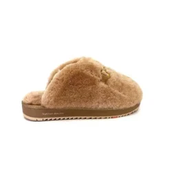 Nathan Baume 232N74-03 Mouton Camel*Femme Pantoufles