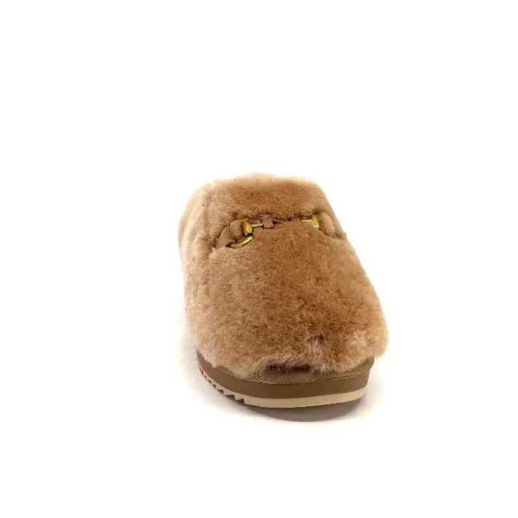 Nathan Baume 232N74-03 Mouton Camel*Femme Pantoufles