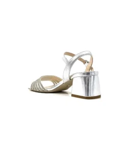 Nero Giardini Nero Gardini 307320 De Cuir Strass Argent*Femme Sandales