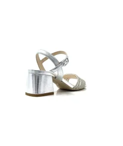 Nero Giardini Nero Gardini 307320 De Cuir Strass Argent*Femme Sandales