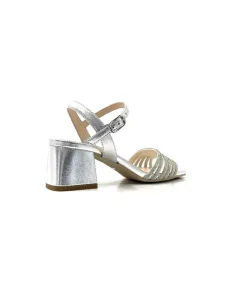 Nero Giardini Nero Gardini 307320 De Cuir Strass Argent*Femme Sandales