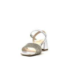 Nero Giardini Nero Gardini 307320 De Cuir Strass Argent*Femme Sandales