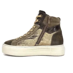 Nero Giardini 17004 Cuir Kaki Militaire*Femme Baskets