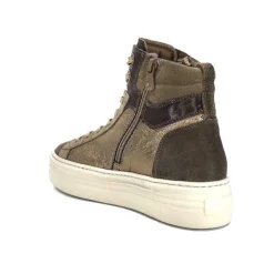 Nero Giardini 17004 Cuir Kaki Militaire*Femme Baskets