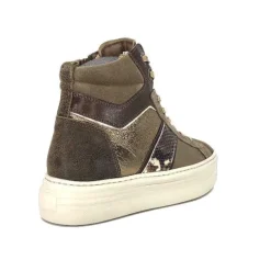 Nero Giardini 17004 Cuir Kaki Militaire*Femme Baskets