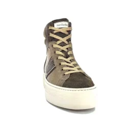 Nero Giardini 17004 Cuir Kaki Militaire*Femme Baskets
