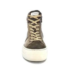 Nero Giardini 17004 Cuir Kaki Militaire*Femme Baskets