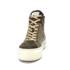 Nero Giardini 17004 Cuir Kaki Militaire*Femme Baskets