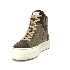 Nero Giardini 17004 Cuir Kaki Militaire*Femme Baskets