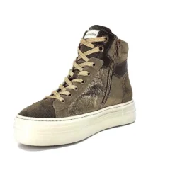 Nero Giardini 17004 Cuir Kaki Militaire*Femme Baskets