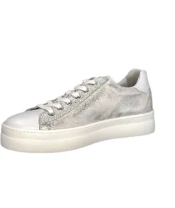 Nero Giardini 306512 D707 Cuir Blanc Argent*Femme Baskets