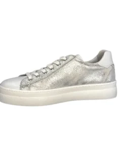 Nero Giardini 306512 D707 Cuir Blanc Argent*Femme Baskets