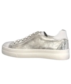 Nero Giardini 306512 D707 Cuir Blanc Argent*Femme Baskets