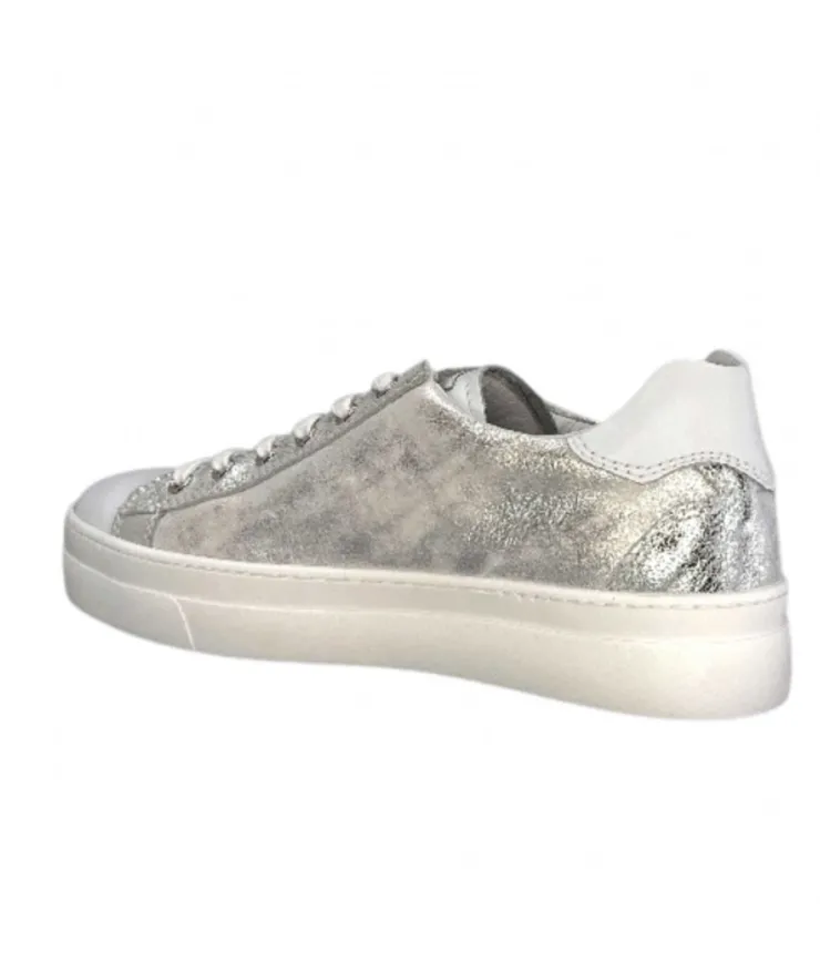 Nero Giardini 306512 D707 Cuir Blanc Argent*Femme Baskets