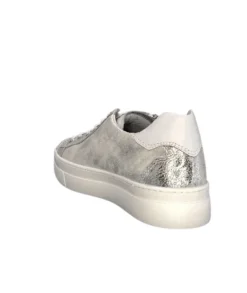 Nero Giardini 306512 D707 Cuir Blanc Argent*Femme Baskets