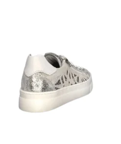 Nero Giardini 306512 D707 Cuir Blanc Argent*Femme Baskets