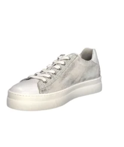 Nero Giardini 306512 D707 Cuir Blanc Argent*Femme Baskets