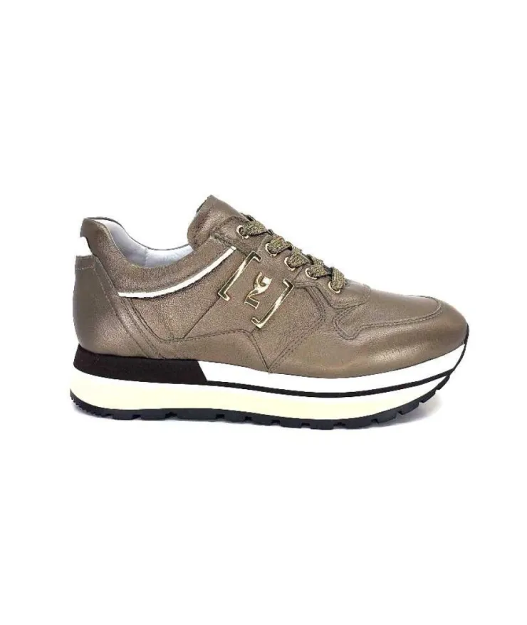 Nero Giardini 05292 D322 Cuir Bronze*Femme Baskets