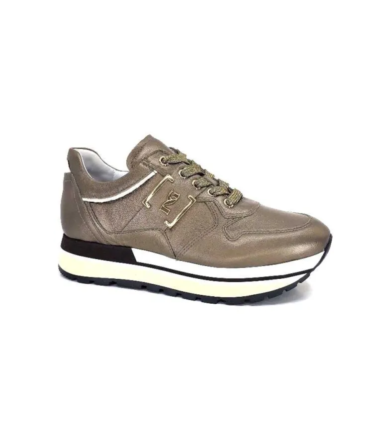 Nero Giardini 05292 D322 Cuir Bronze*Femme Baskets