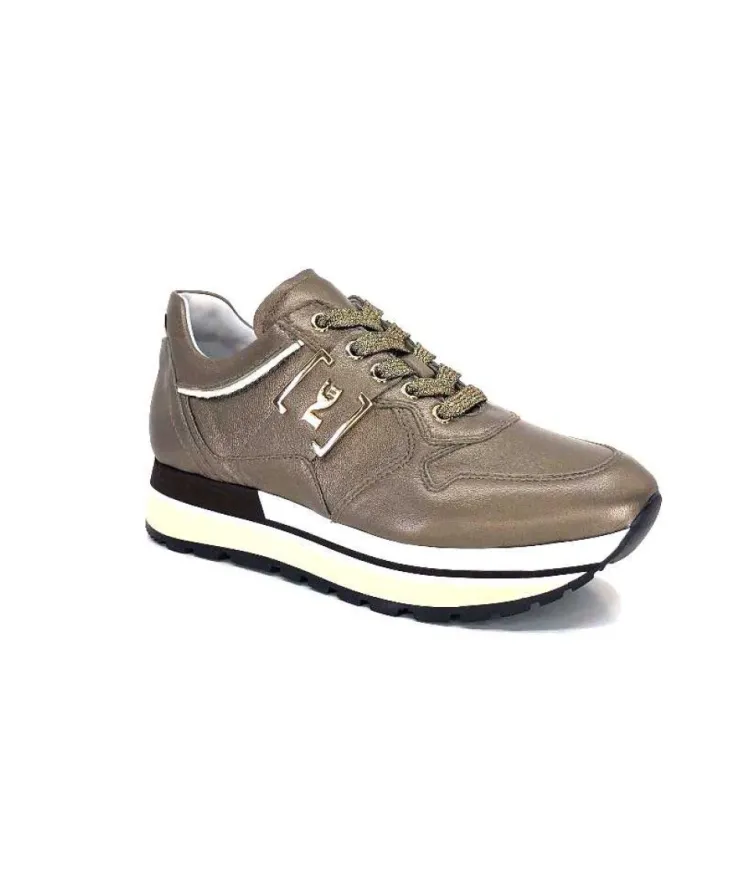 Nero Giardini 05292 D322 Cuir Bronze*Femme Baskets