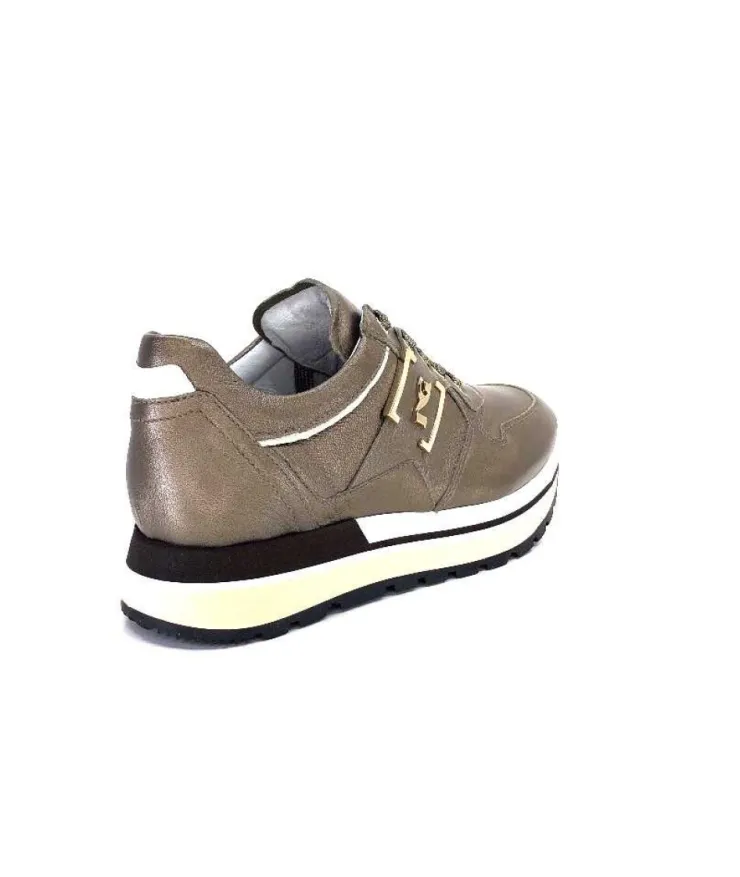 Nero Giardini 05292 D322 Cuir Bronze*Femme Baskets