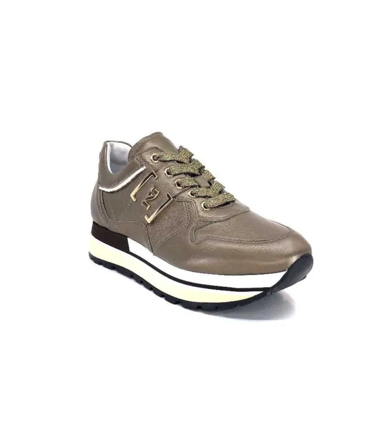 Nero Giardini 05292 D322 Cuir Bronze*Femme Baskets