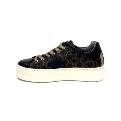 Nero Giardini 1308421 D100 Cuir Noir Imprime*Femme Baskets