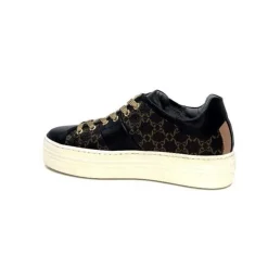 Nero Giardini 1308421 D100 Cuir Noir Imprime*Femme Baskets