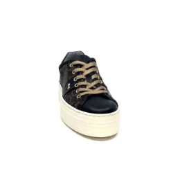 Nero Giardini 1308421 D100 Cuir Noir Imprime*Femme Baskets