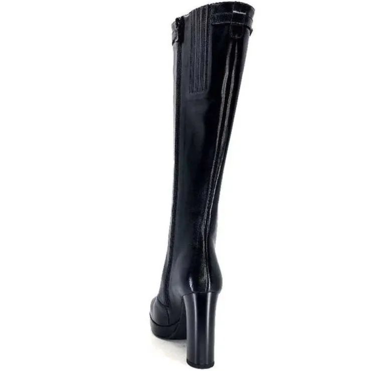 Nero Giardini 1308723 De 100 Cuir Noir*Femme Bottes