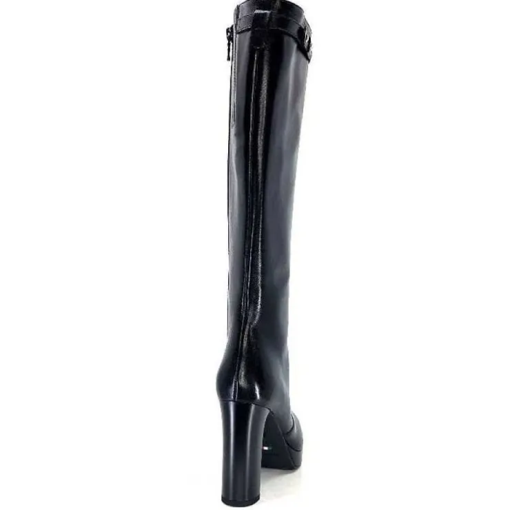 Nero Giardini 1308723 De 100 Cuir Noir*Femme Bottes