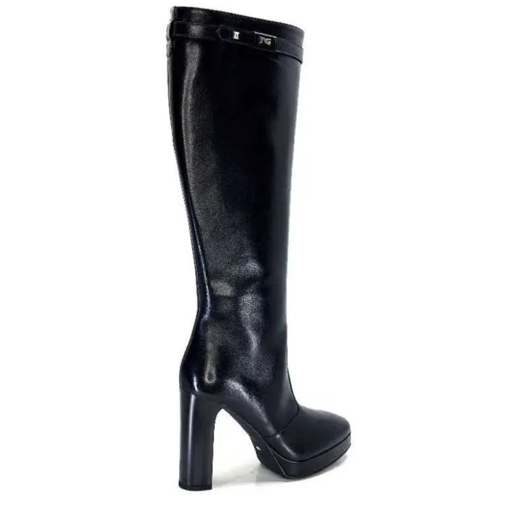 Nero Giardini 1308723 De 100 Cuir Noir*Femme Bottes