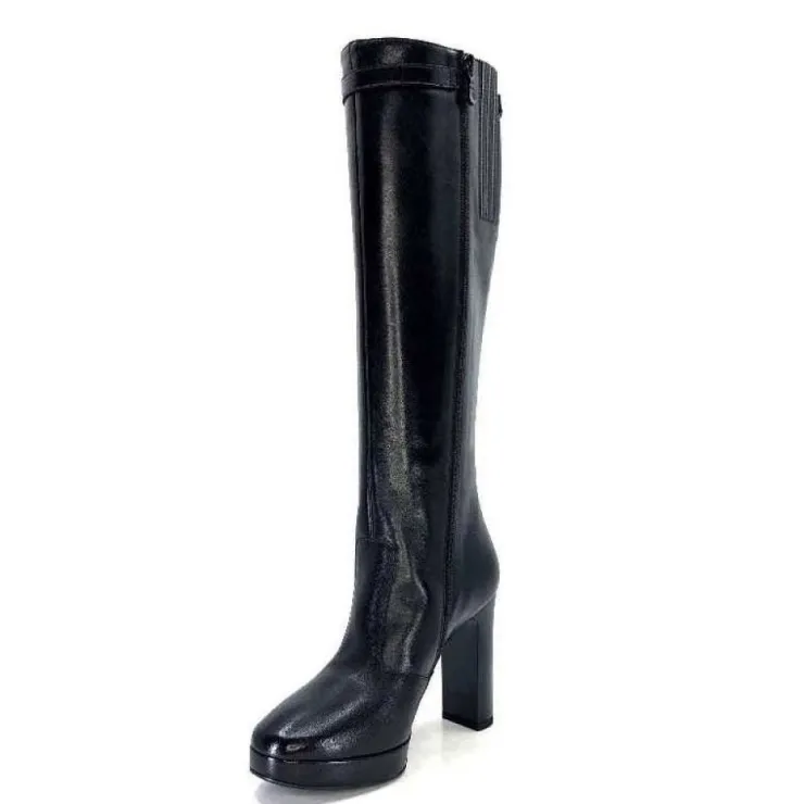 Nero Giardini 1308723 De 100 Cuir Noir*Femme Bottes