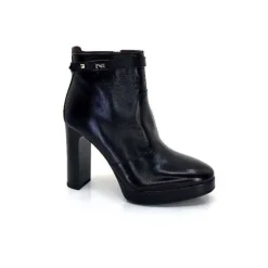Nero Giardini 1308722 De 100 Cuir Noir*Femme Bottines