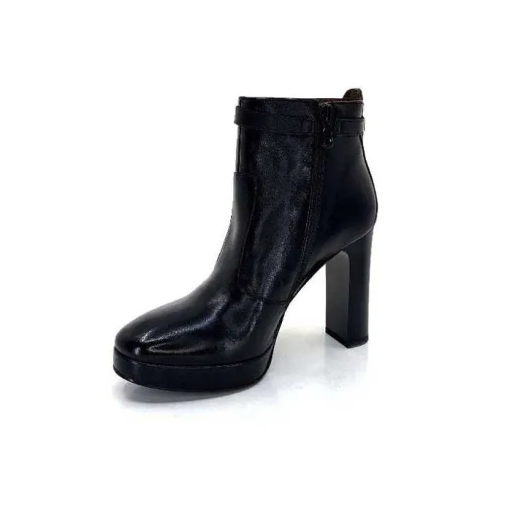 Nero Giardini 1308722 De 100 Cuir Noir*Femme Bottines
