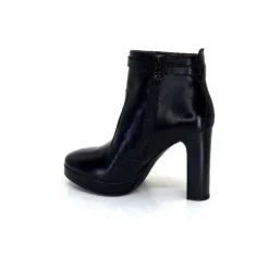 Nero Giardini 1308722 De 100 Cuir Noir*Femme Bottines