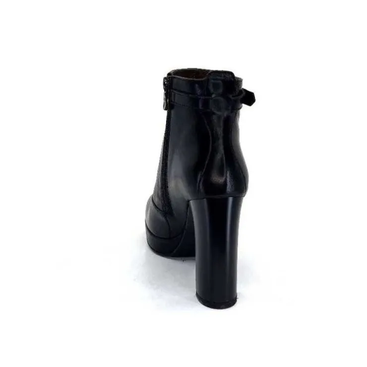 Nero Giardini 1308722 De 100 Cuir Noir*Femme Bottines