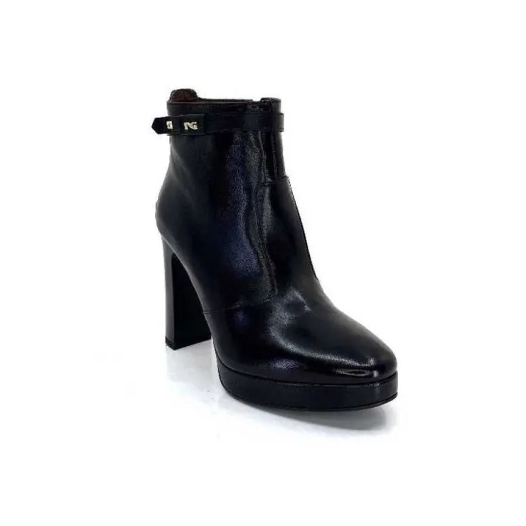 Nero Giardini 1308722 De 100 Cuir Noir*Femme Bottines