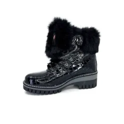 new italia 1915450 Cuir Vernis Coco Noir*Femme Bottines